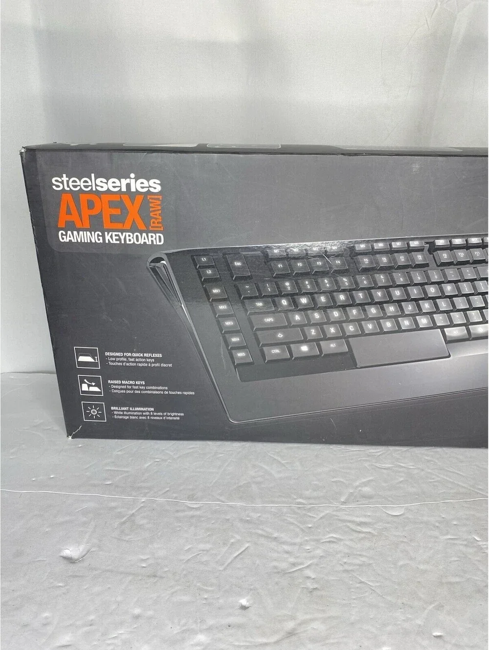 SteelSeries APEX [RAW] 64144 Wired USB Gaming Keyboard